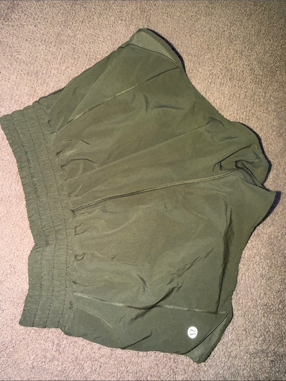 lululemon athletica Olive Green Athletic Shorts
